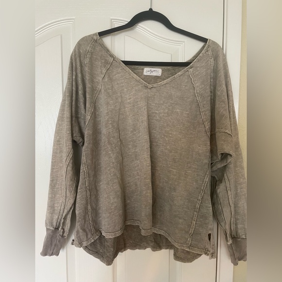 CJLA vintage brown long sleeve - Picture 1 of 1